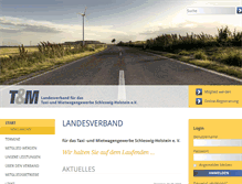 Tablet Screenshot of lvsh-taxi-mietwagen.de